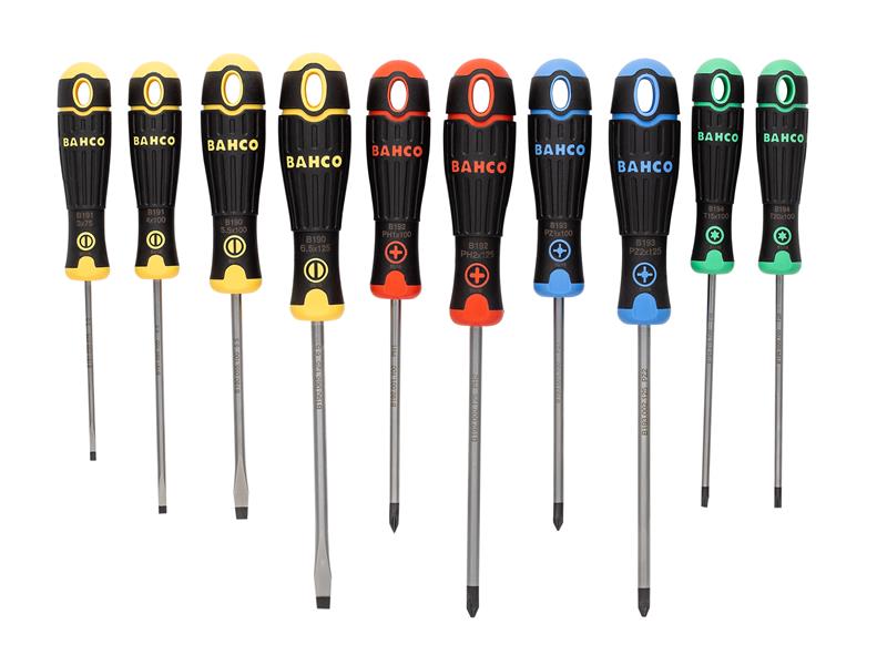 Bahco BAHB220015 BAHCOFIT Insulated Screwdriver Set of 5 SL/PZ 